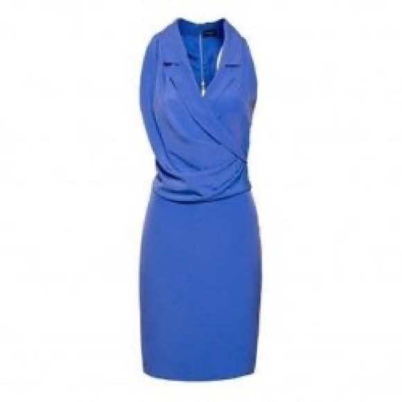 Fashion Star by H&M Orly Shani Blue Dress, Size 14 - Picture 6 of 6